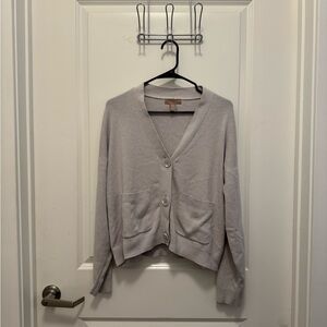 H&M Light Gray Women's Cardigan Sweater